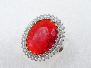 色石　指輪(8号)